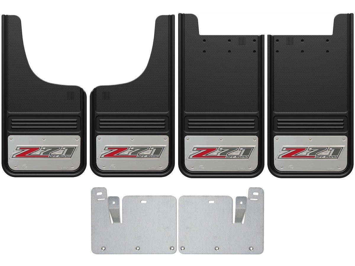 20142018 GMC Sierra Z71 Logo Gatorback Mud Flap Set GB1223CUTZ712