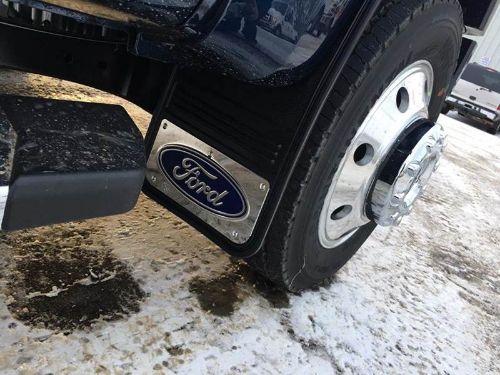 Gatorback 2015-2019 Ford F150 Blue Oval Logo Front /& Rear Truck Mud Flaps Set