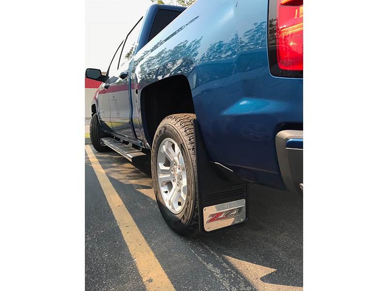 20142018 Chevy Silverado Z71 Logo Gatorback Mud Flap Set