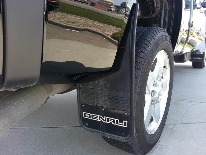 20142018 GMC Sierra Denali Logo With Black Wrap Gatorback Mud Flap Set