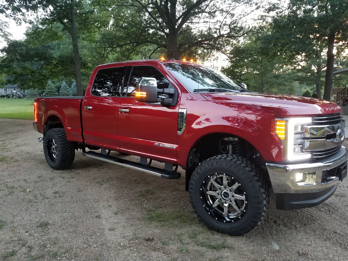 20172018 Ford F250/F350 Stainless Steel Gatorback Mud Flap Set