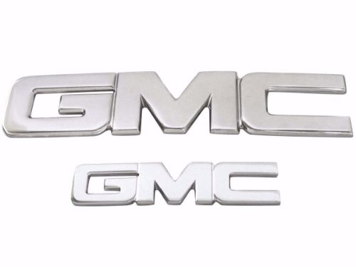 AMI 96505KP Gmc Grille Emblem-Polished//Black Powdercoat