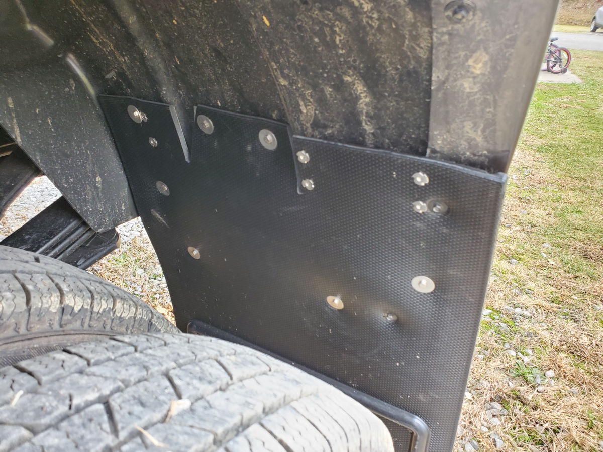 Truck Hardware 201920 RAM 3500 Ram Head Logo Gatorback Dually Mud Flap