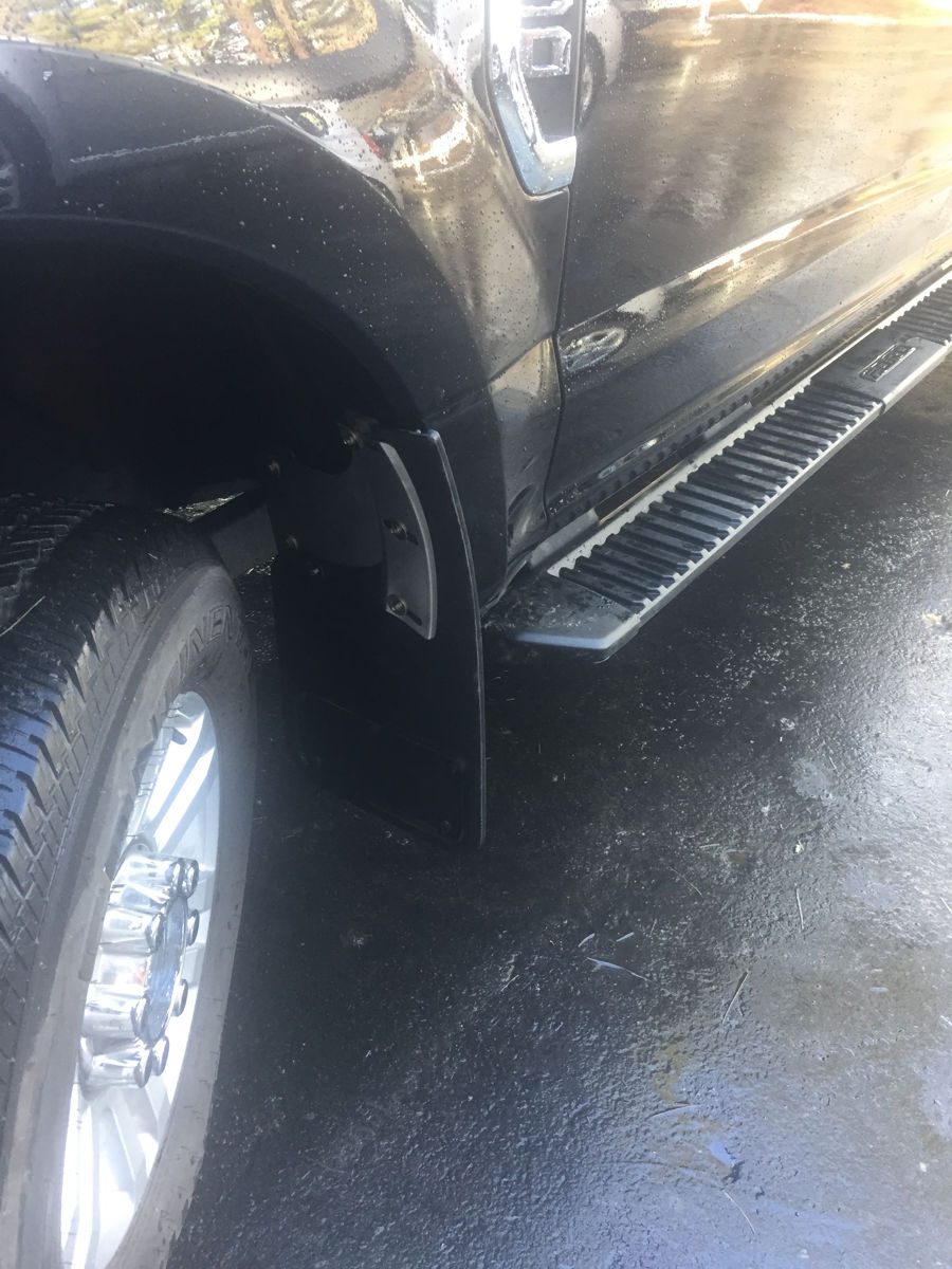 20172020 Ford F350 Gatorback Dually Mud Flap Set GA1223CUTF3502