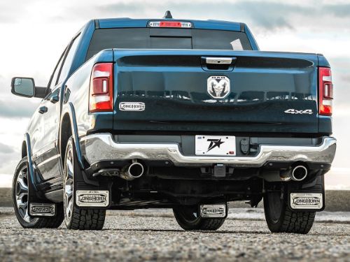 Dodge Ram White Logo Easy Fit 15 Mud Guard Set of 2